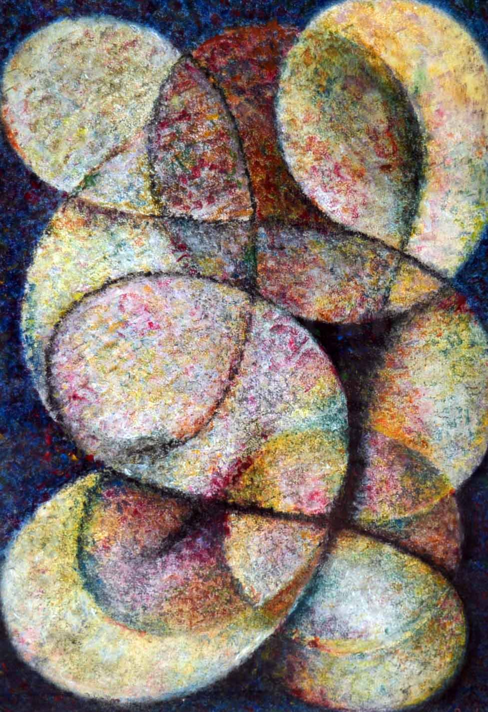 Abstracto Pastel de Manuel Rendón