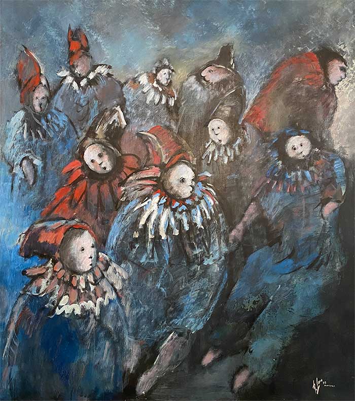 Arlequines Esperpenticos de Hugo Lara